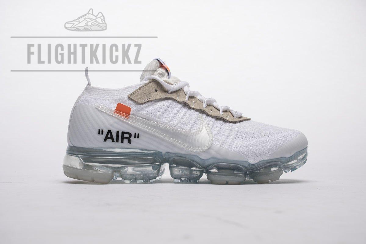 2018 1.0 AA3831-100 Off White x Nike Air VaporMax 2018 'All White' - Image 3
