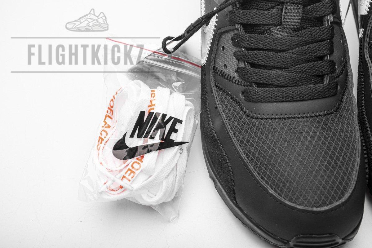 AA7293-001 Off-White x Nike Air Max 90 “All Black” - Image 10