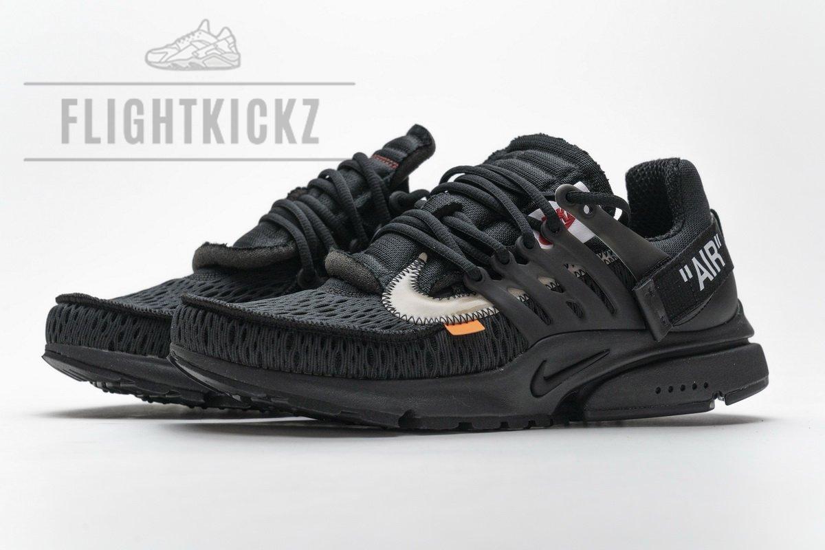 AA3830-002 OFF-WHITE x Nike Air Presto Black - Image 6