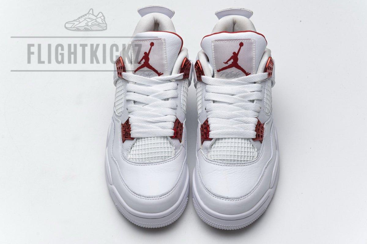 CT8527-112 Air Jordan 4 Retro “Metallic Red” - Image 4