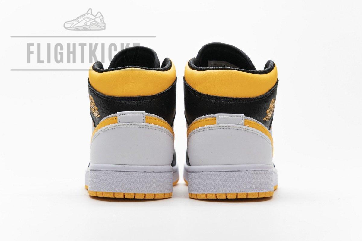 CV5276-107 Air Jordan 1 Mid SE Laser Orange Black - Image 7