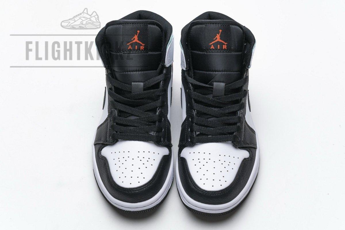 BQ6931-100 Air Jordan 1 Mid GS Black Toe - Image 4