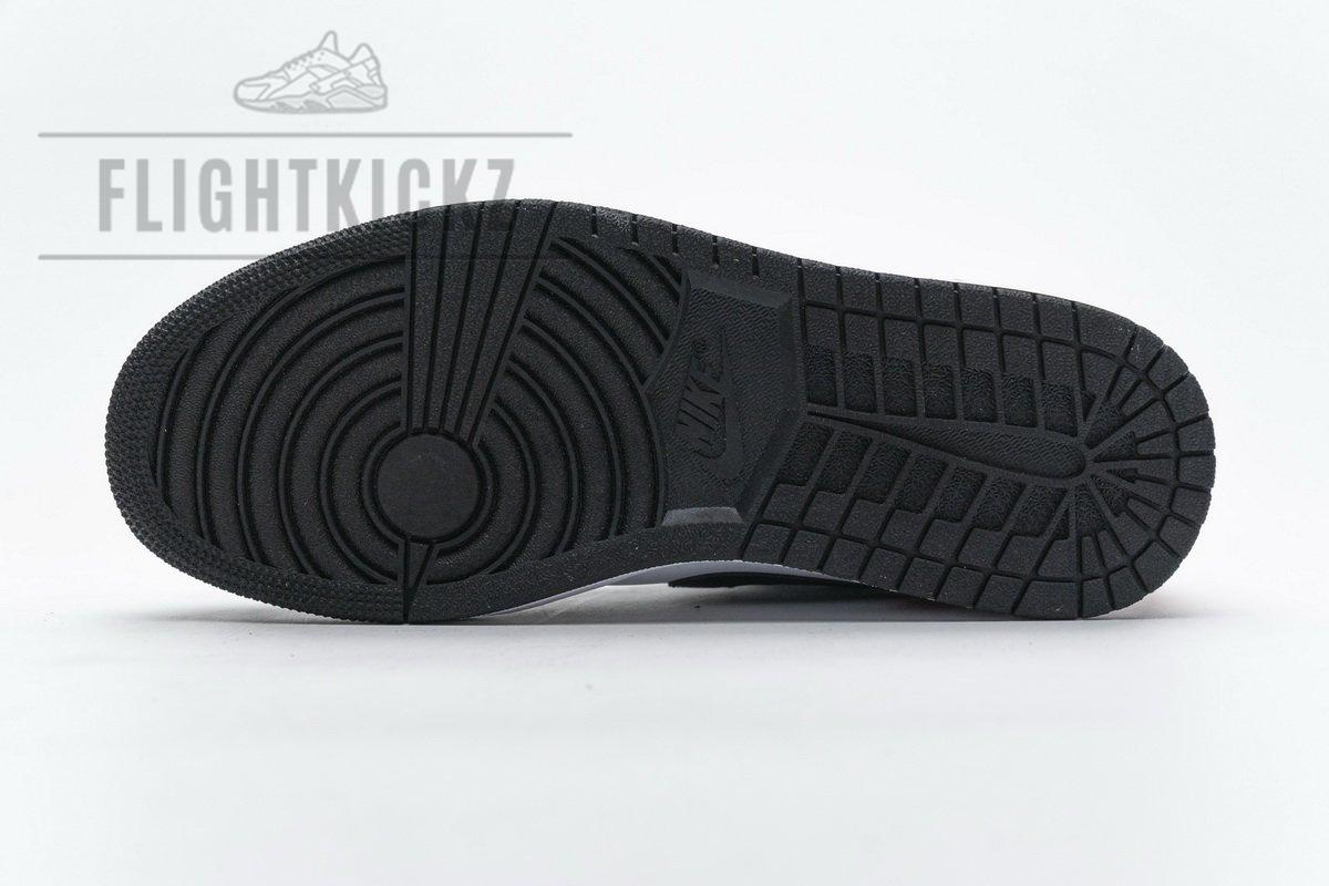 BQ6931-100 Air Jordan 1 Mid GS Black Toe - Image 10