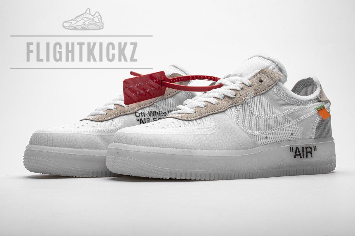 AO4606-100 OFF White X Air Force 1 Low White - Image 4