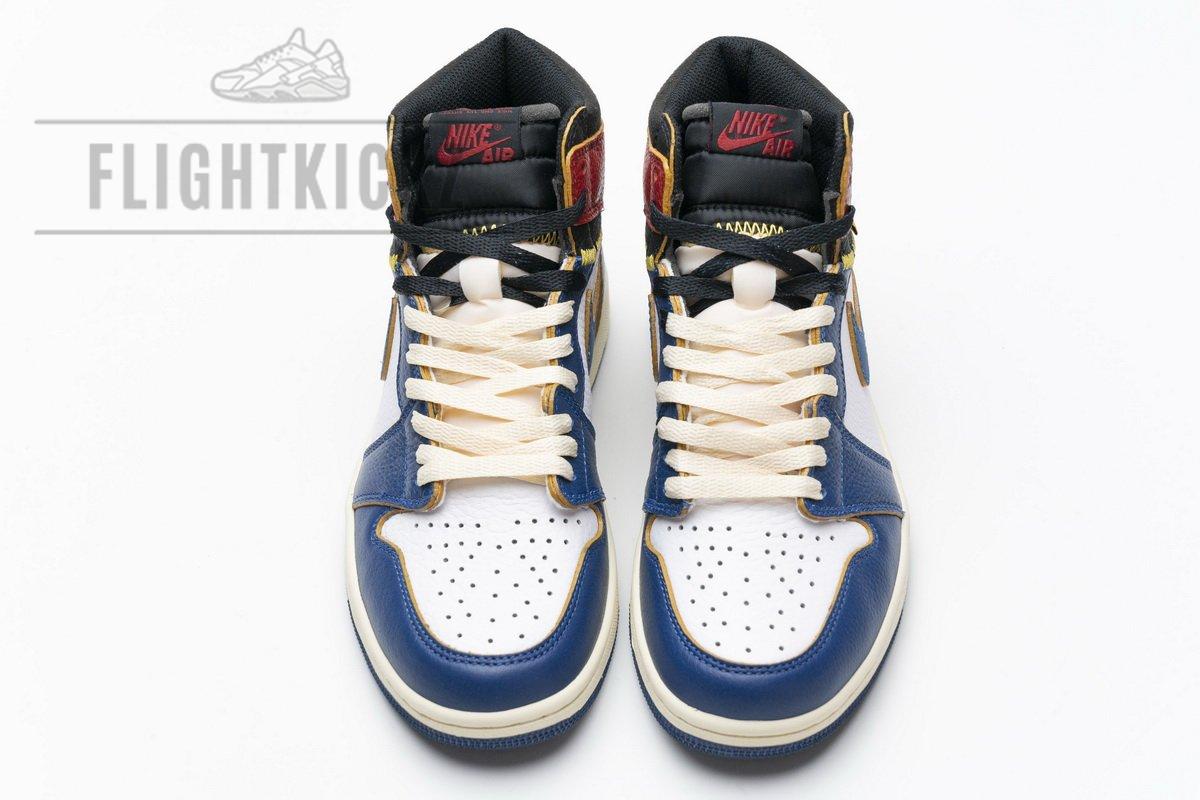 BV1300-146 Air Jordan 1 Retro High Union Los Angeles Blue Toe - Image 5