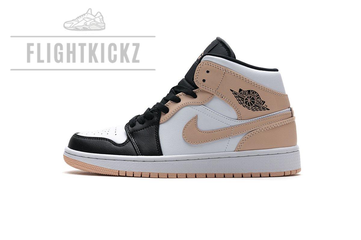 554725-133 Air Jordan 1 Mid Crimson Tint