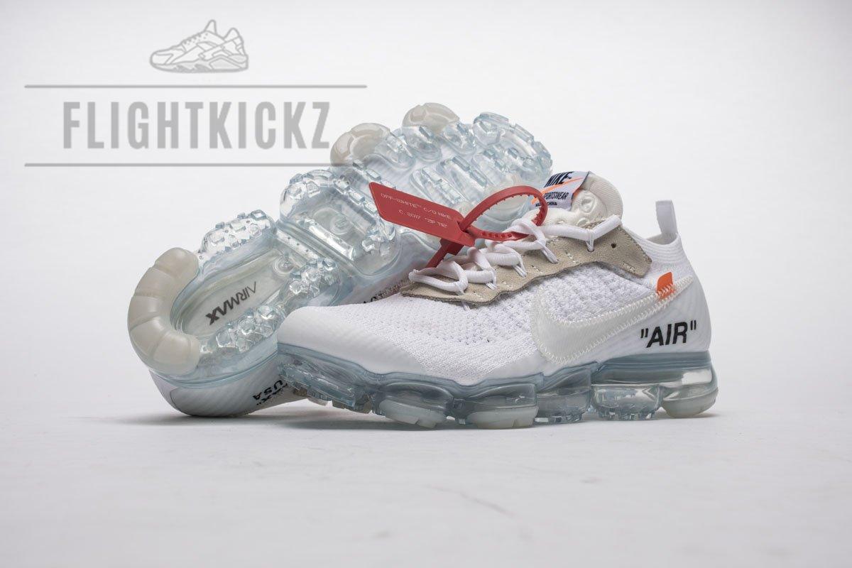 2018 1.0 AA3831-100 Off White x Nike Air VaporMax 2018 'All White' - Image 4
