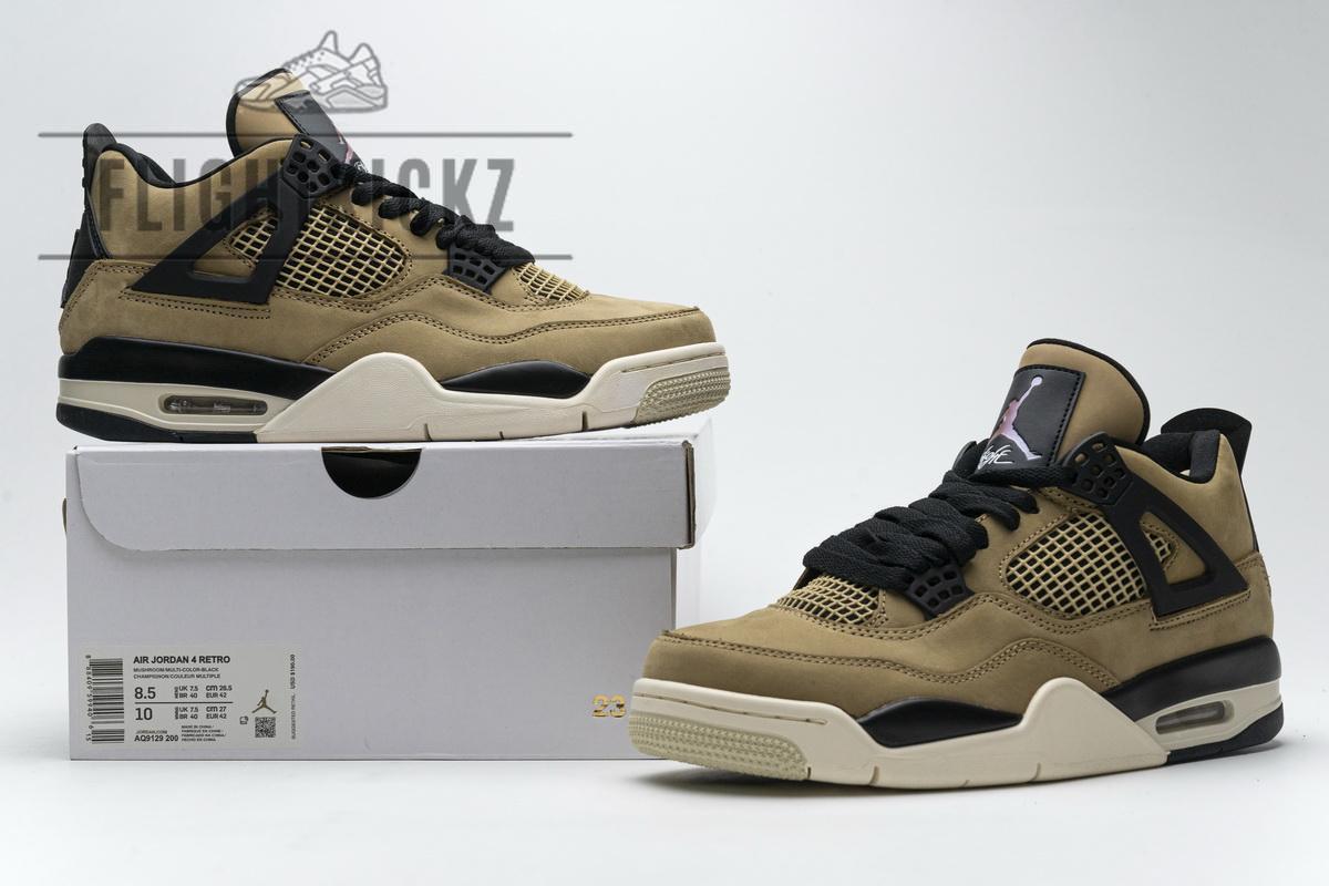 AQ9129-200 Air Jordan 4 Retro “Mushroom” - Image 2