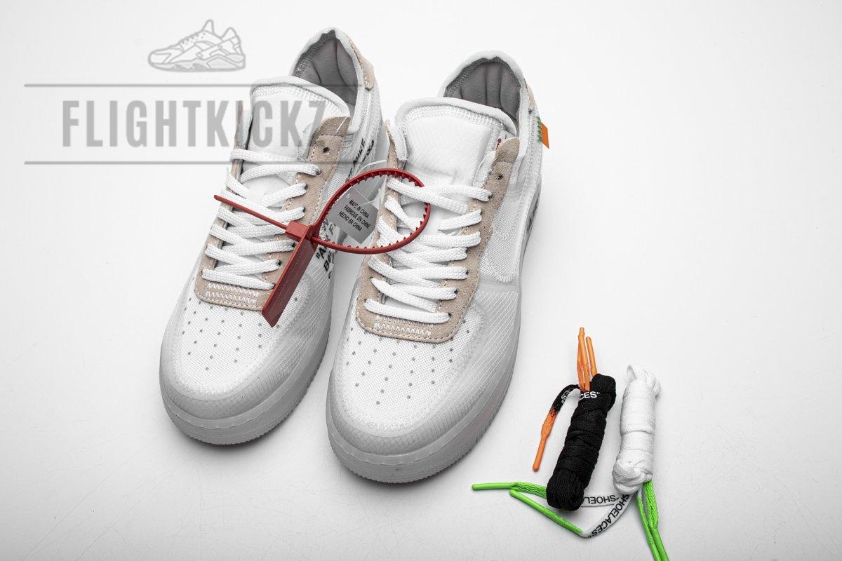 AO4606-100 OFF White X Air Force 1 Low White - Image 9