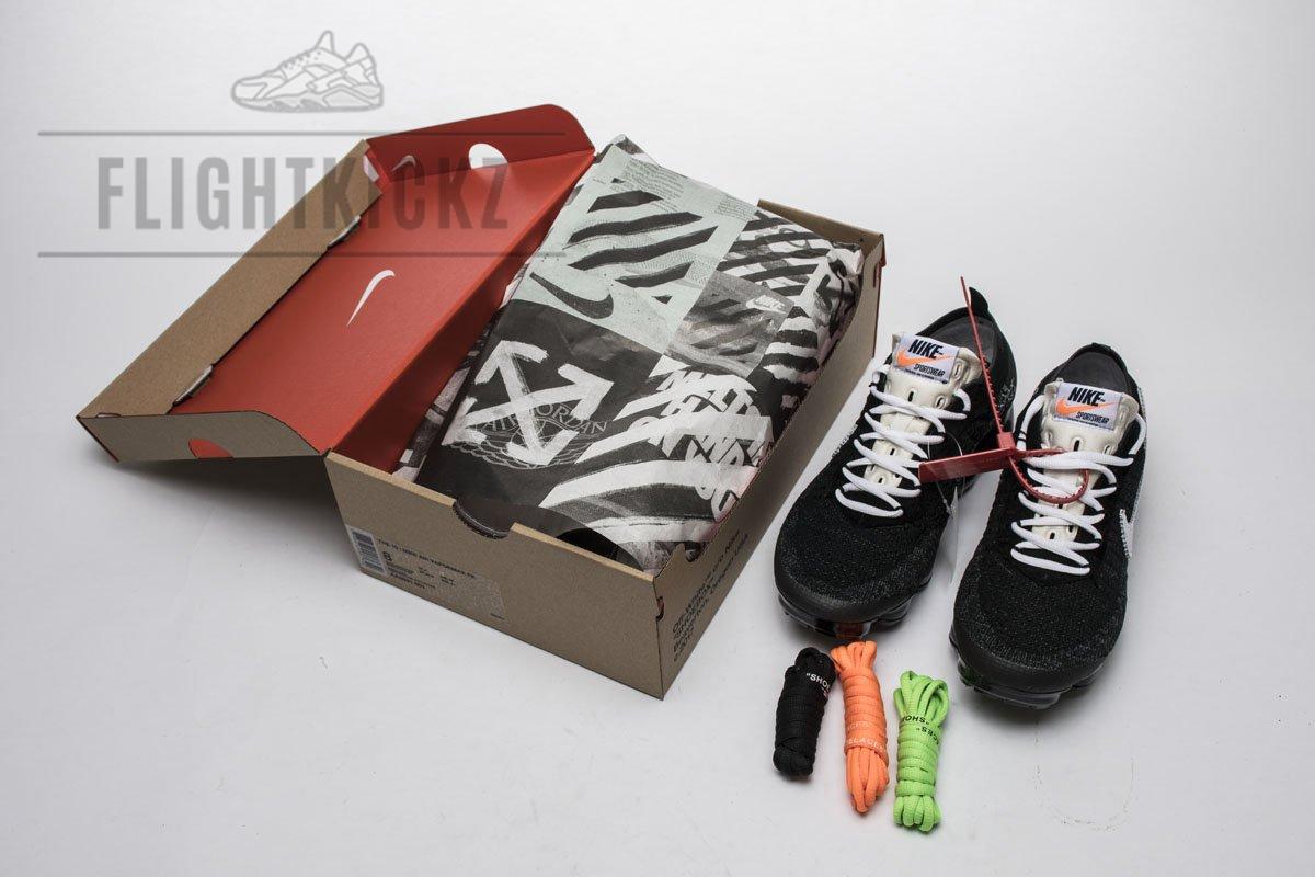 2018 1.0 AA3831-001 Off White x Nike Air VaporMax 2018 'All Black' - Image 3
