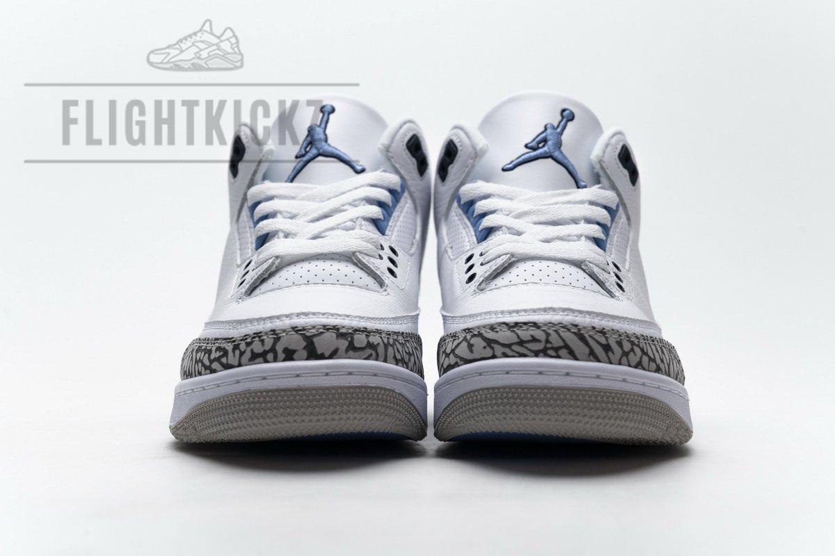 CT8532-104 Air Jordan 3 'UNC' - Image 5
