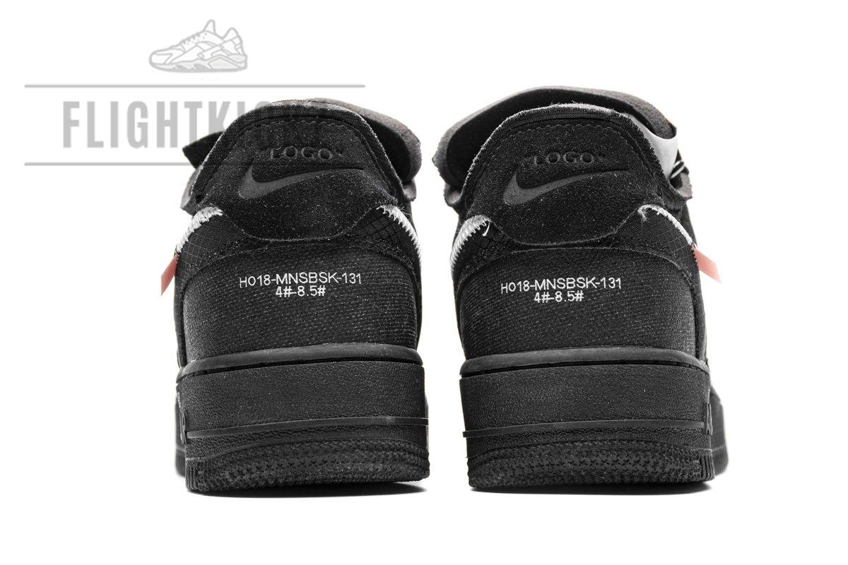 AO4606-001 OFF White X Air Force 1 Low Black - Image 8