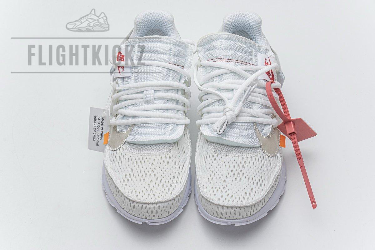 AA3830-100 OFF-WHITE x Nike Air Presto White - Image 4