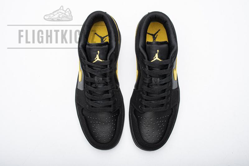 Air Jordan 1 Low Black Gold 553558-071 - Image 6