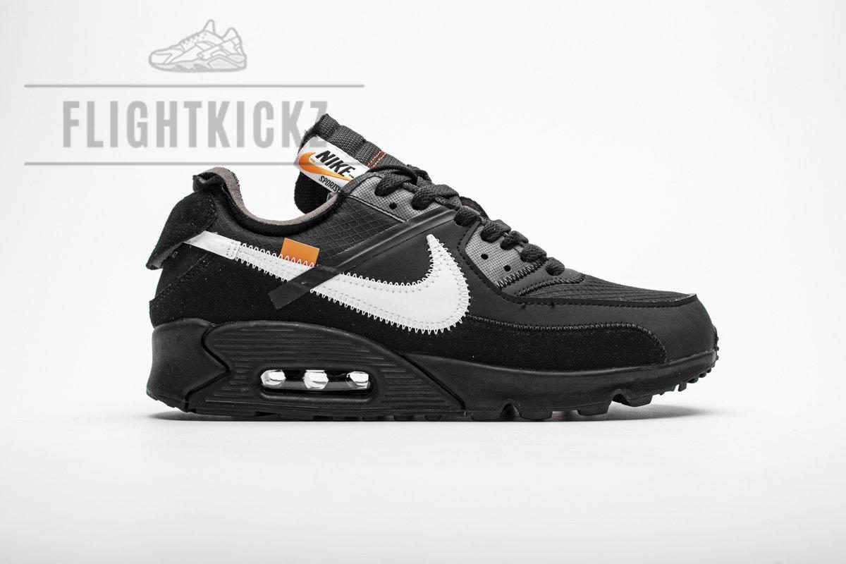 AA7293-001 Off-White x Nike Air Max 90 “All Black” - Image 3