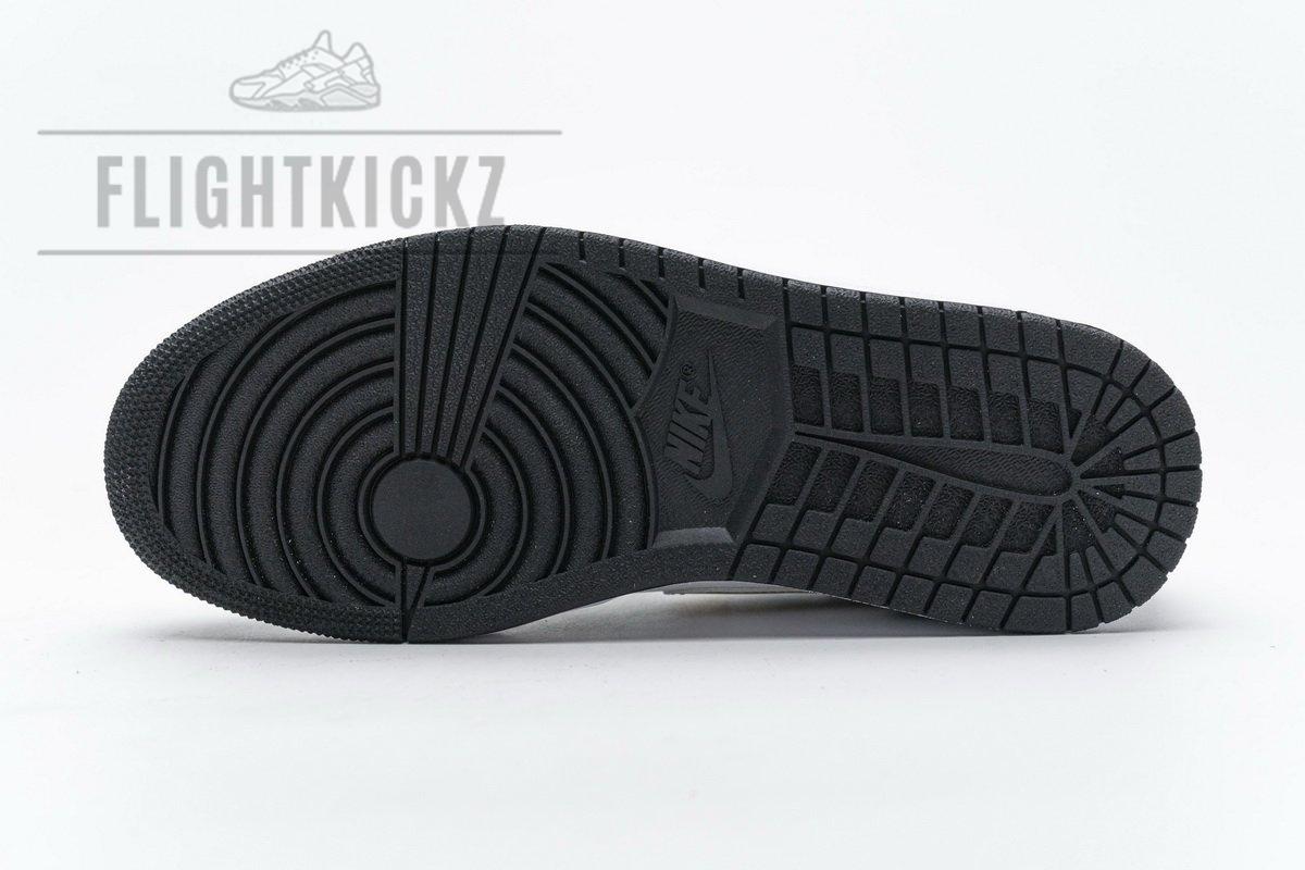 852542-007 Air Jordan 1 Mid Gold Patent Leather - Image 9