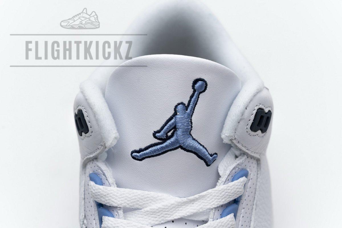 CT8532-104 Air Jordan 3 'UNC' - Image 9