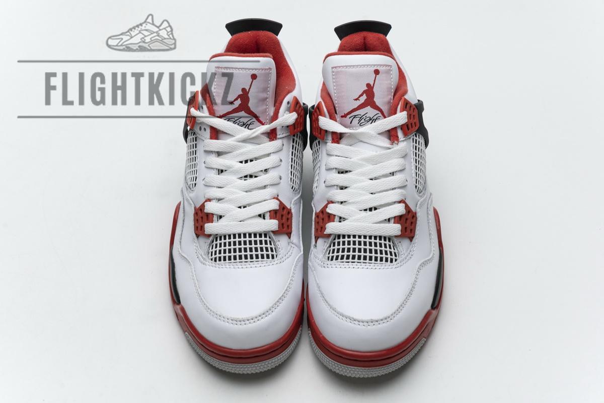 308497-110 Air Jordan 4 Retro Fire Red - Image 4