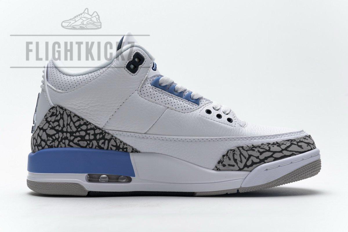 CT8532-104 Air Jordan 3 'UNC' - Image 11