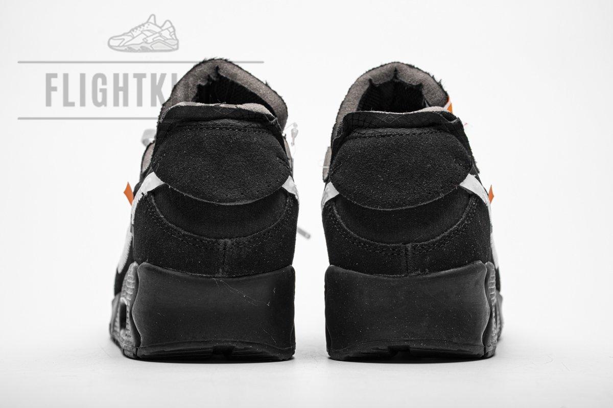 AA7293-001 Off-White x Nike Air Max 90 “All Black” - Image 6