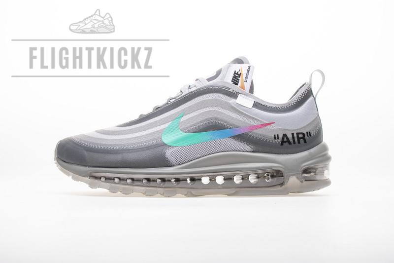 OFF WHITE X Nike Air Max 97 “Wolf Grey Menta” AJ4585-012