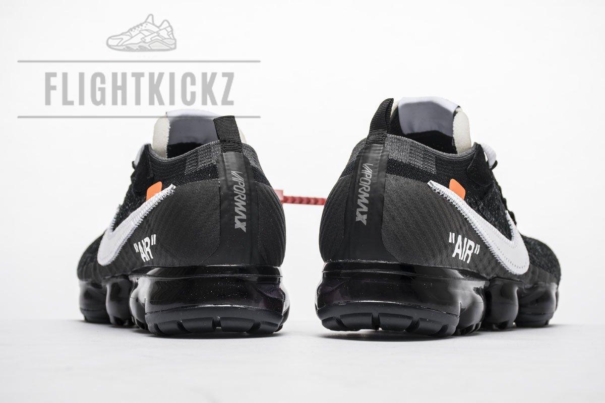 2018 1.0 AA3831-001 Off White x Nike Air VaporMax 2018 'All Black' - Image 6