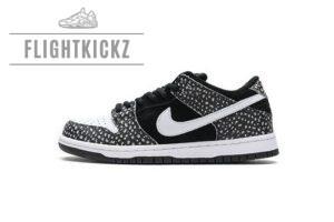CD2563-003 Nike SB Dunk Low Pro ISO Black White