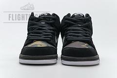 BQ6826-001 Nike SB Dunk High Pro Camo Black - Image 2