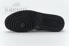 555088-126 Air Jordan 1 High Smoke Grey Red - Image 9