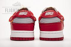 CT0856-600 OFF White X Nike Dunk Low University Red - Image 6