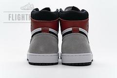 555088-126 Air Jordan 1 High Smoke Grey Red - Image 10
