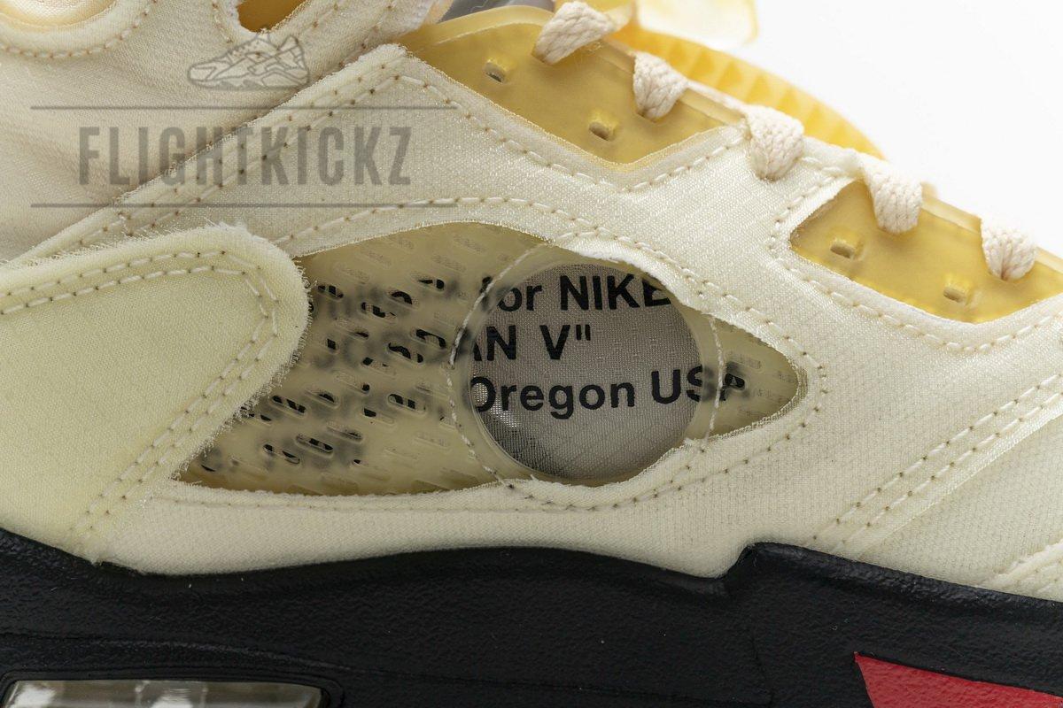 DH8565-100 OFF White x Air Jordan 5 Retro SP Sail - Image 15