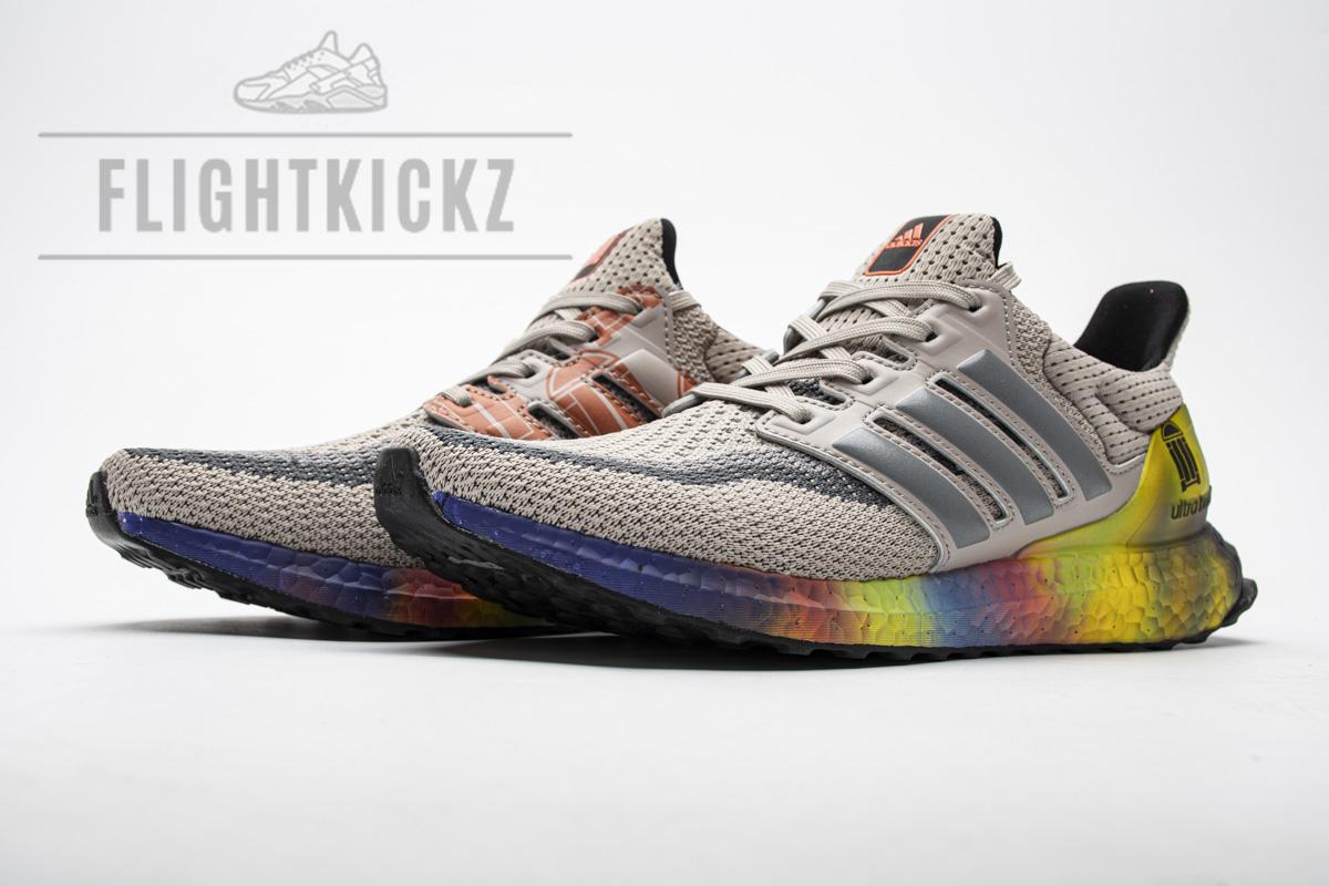 Adidas Ultra Boost 2.0 Real Boost Shanghai Grey Yellow - Image 3