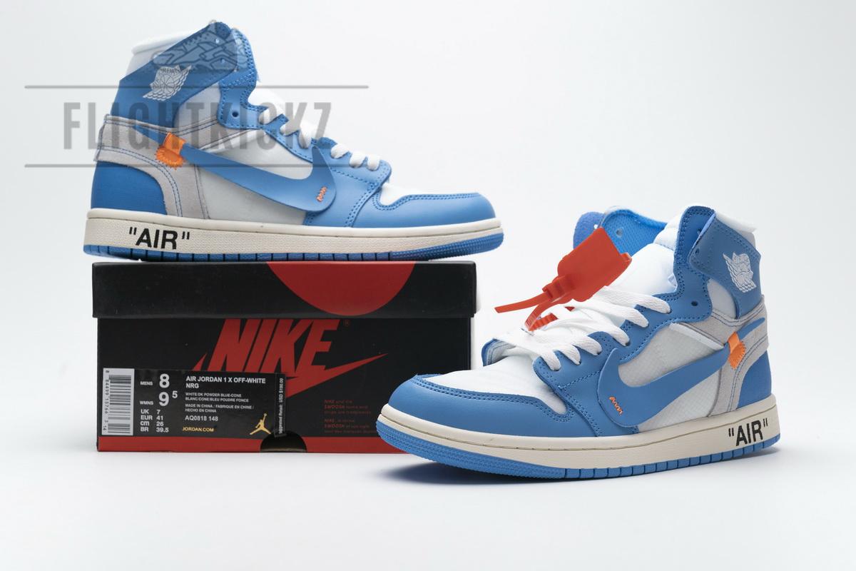Jordan 1 Retro High Off-White University Blue Update Lace - Image 2