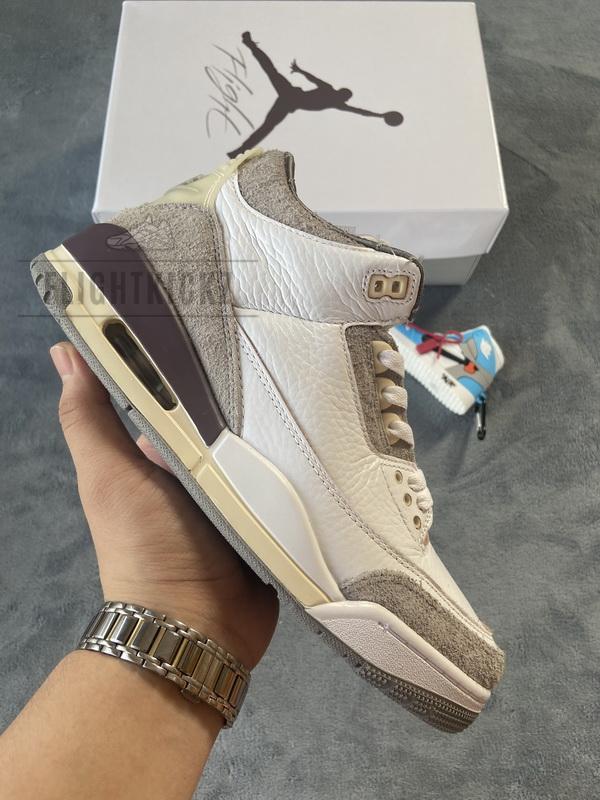 A Ma Maniere x Air Jordan 3 Retro SP Medium Grey - Image 4