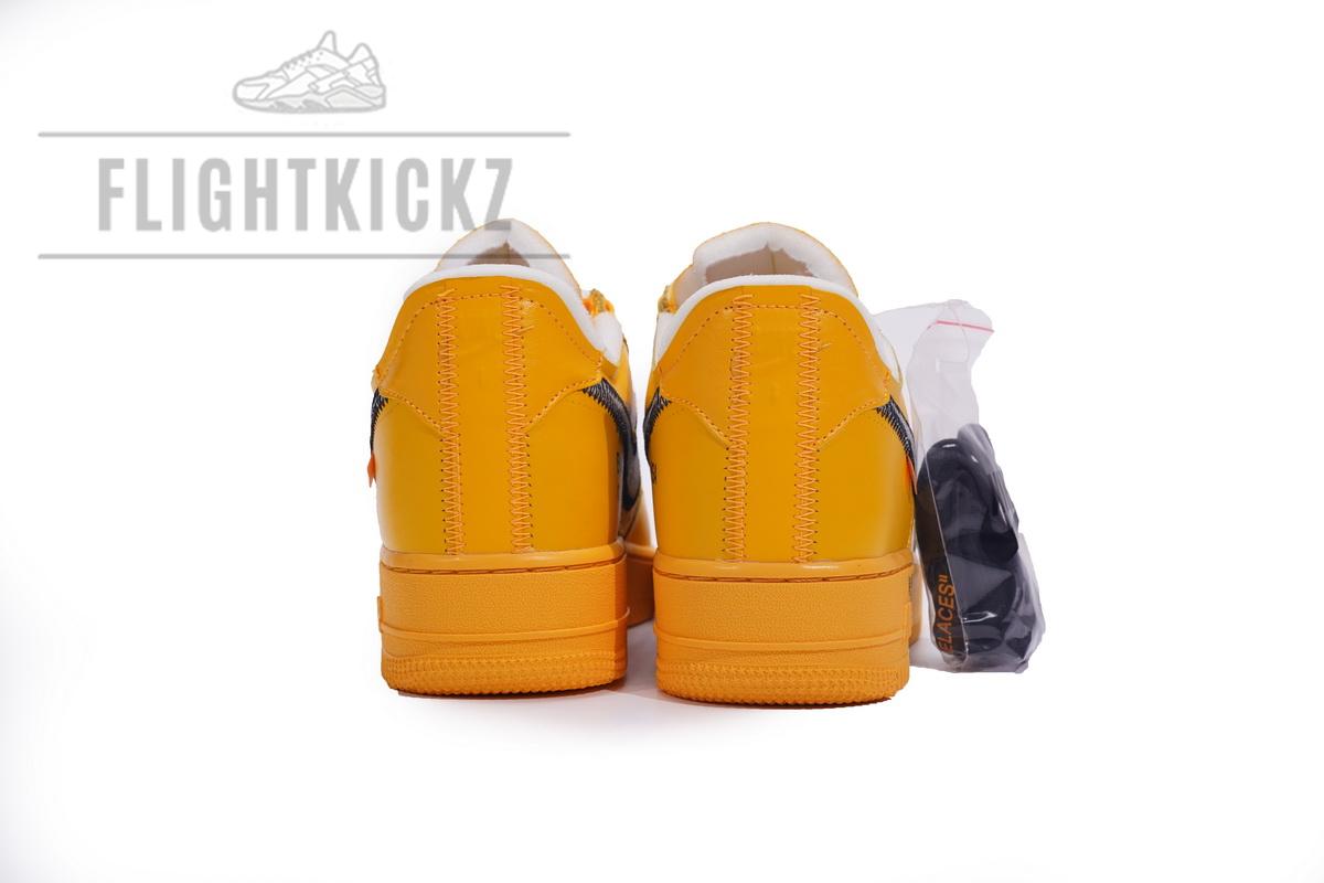 Off-White x Nike Air Force 1 Low University Gold - Image 4