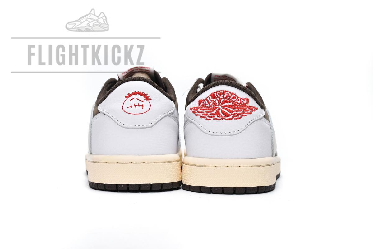 Travis Scott x Air Jordan DM2508-586 1 Low OG - Reverse Mocha - Image 7