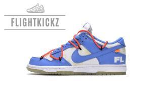 DD0856-403 Off White x Futura x Dunk Low SB UNC