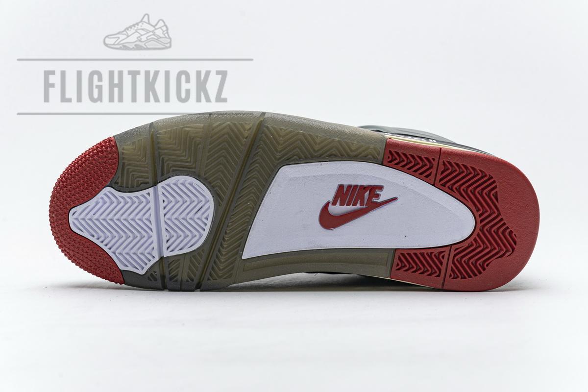 CV9388-001 OFF White x Air Jordan 4 Bred - Image 8