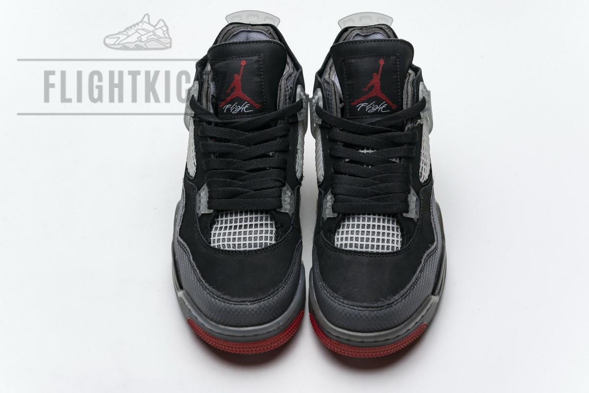 CV9388-001 OFF White x Air Jordan 4 Bred - Image 4