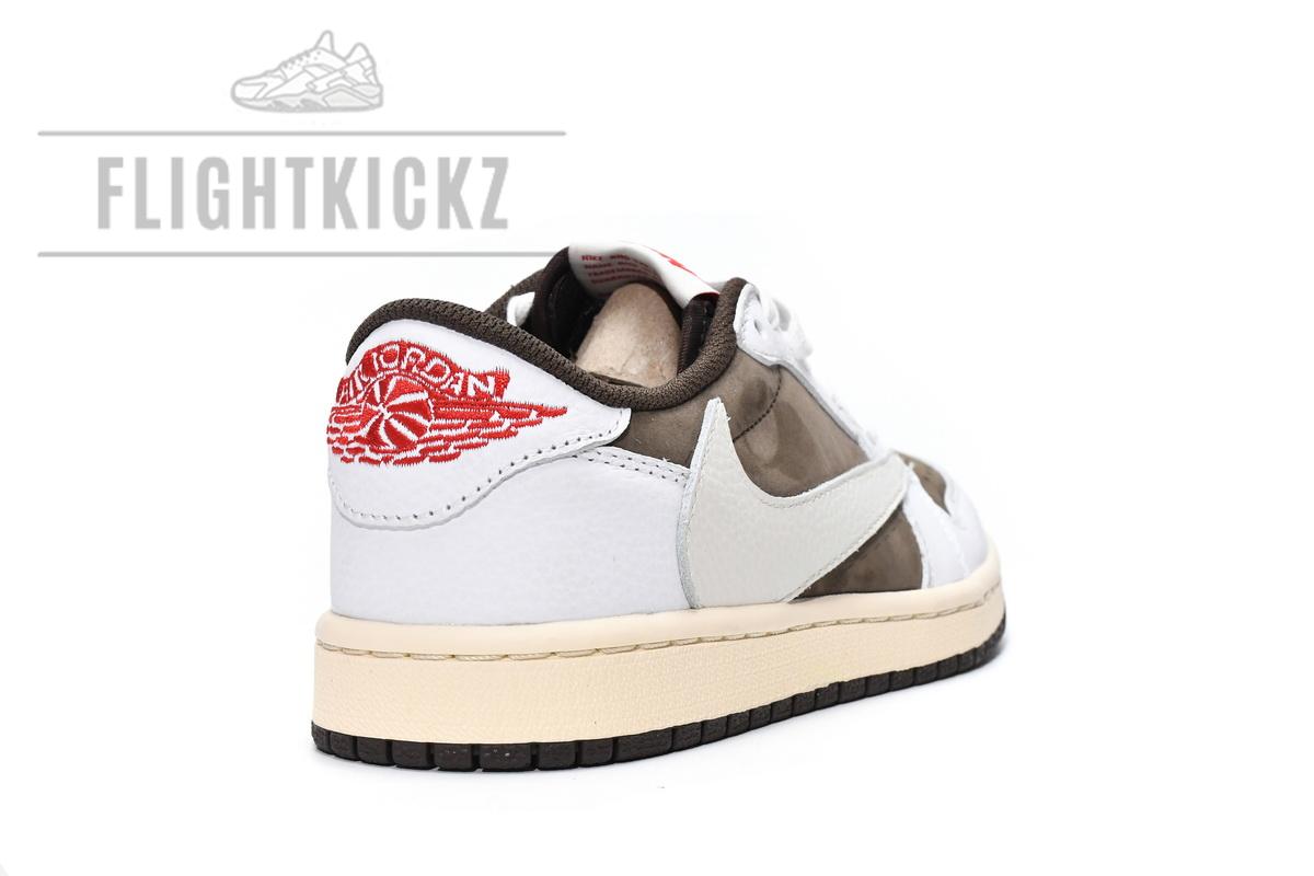Travis Scott x Air Jordan DM2508-586 1 Low OG - Reverse Mocha - Image 6