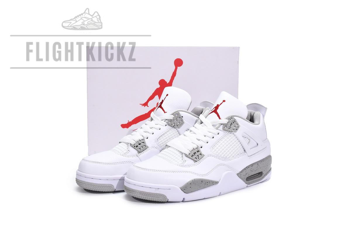 CT8527-100 Air Jordan 4 White Oreo - Image 2