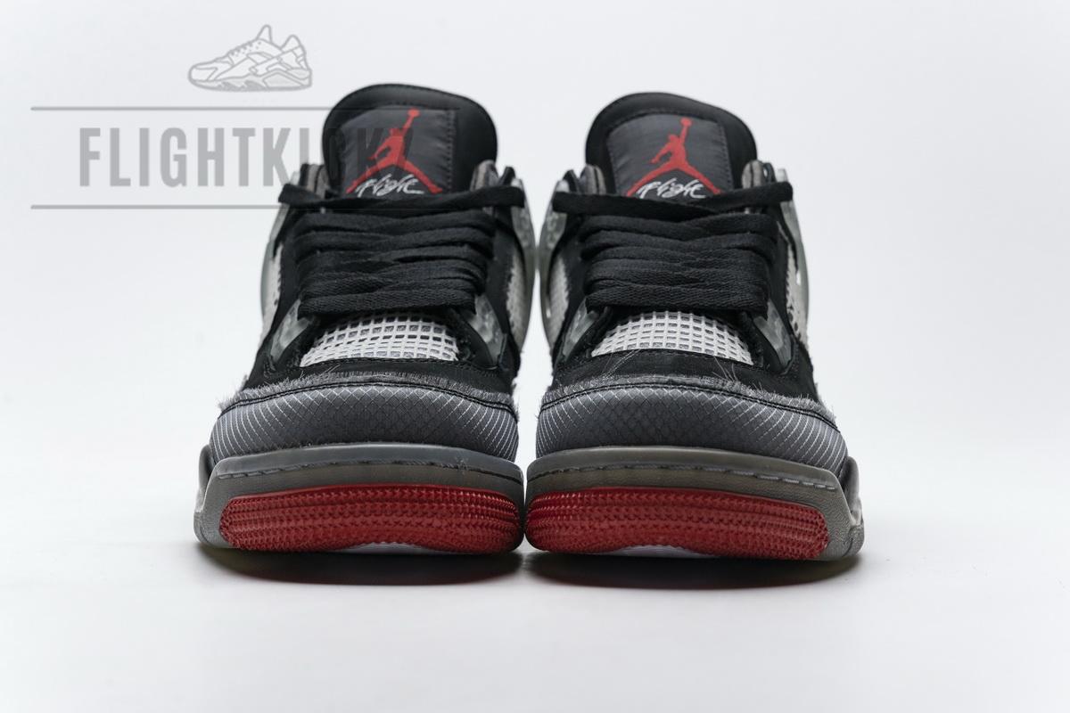 CV9388-001 OFF White x Air Jordan 4 Bred - Image 5