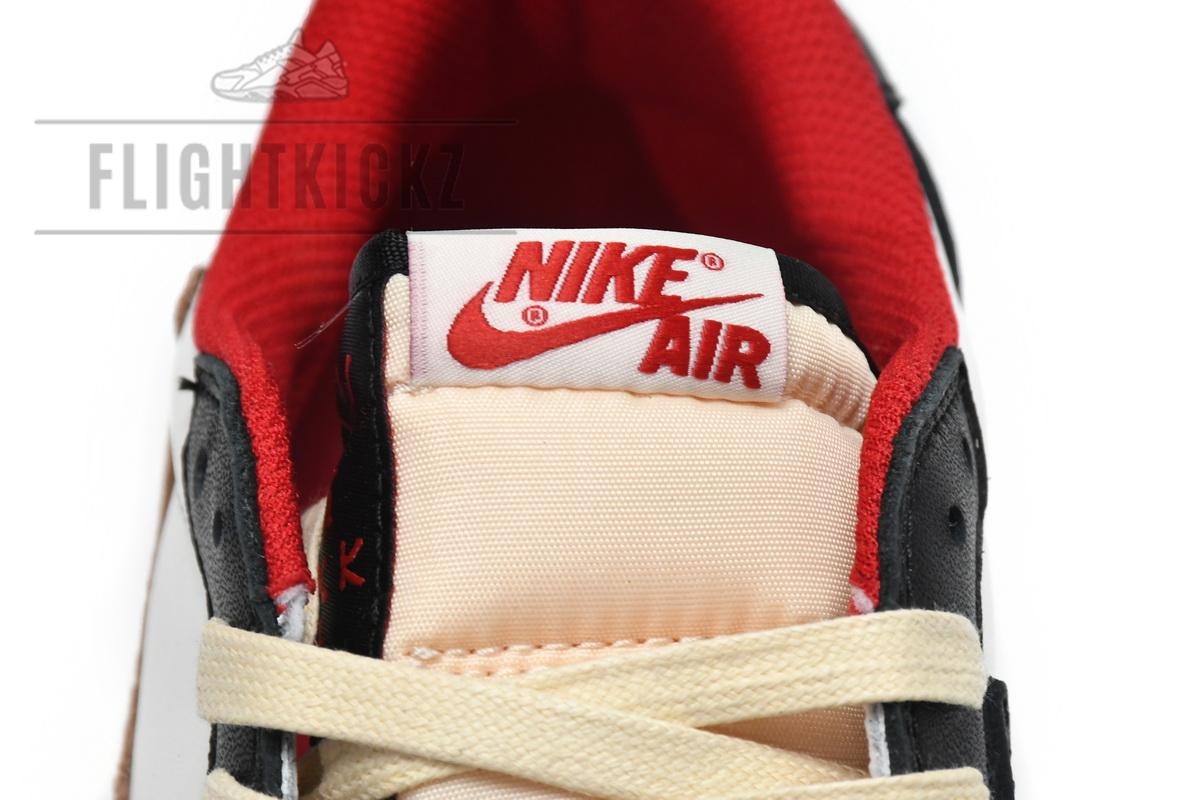 DM7866-166 Travis Scott x Air Jordan 1 Low Black Red - Image 6