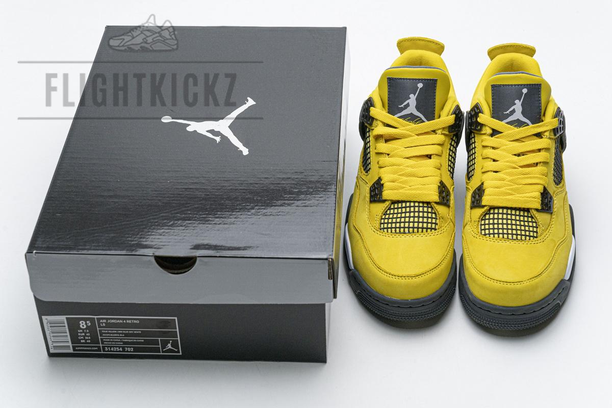 314254-702 Air Jordan 4 Retro LS Lightning - Image 2
