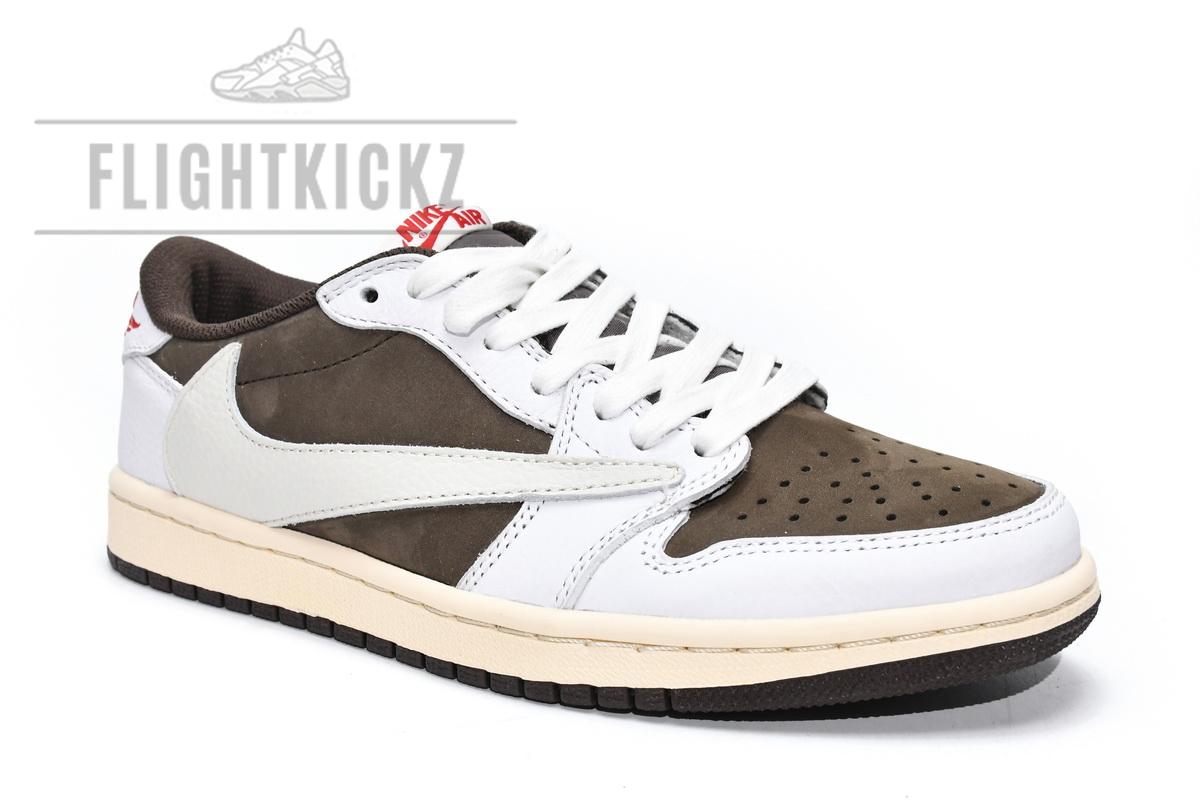 Travis Scott x Air Jordan DM2508-586 1 Low OG - Reverse Mocha - Image 5