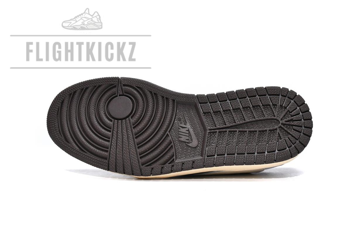 Travis Scott x Air Jordan DM2508-586 1 Low OG - Reverse Mocha - Image 8