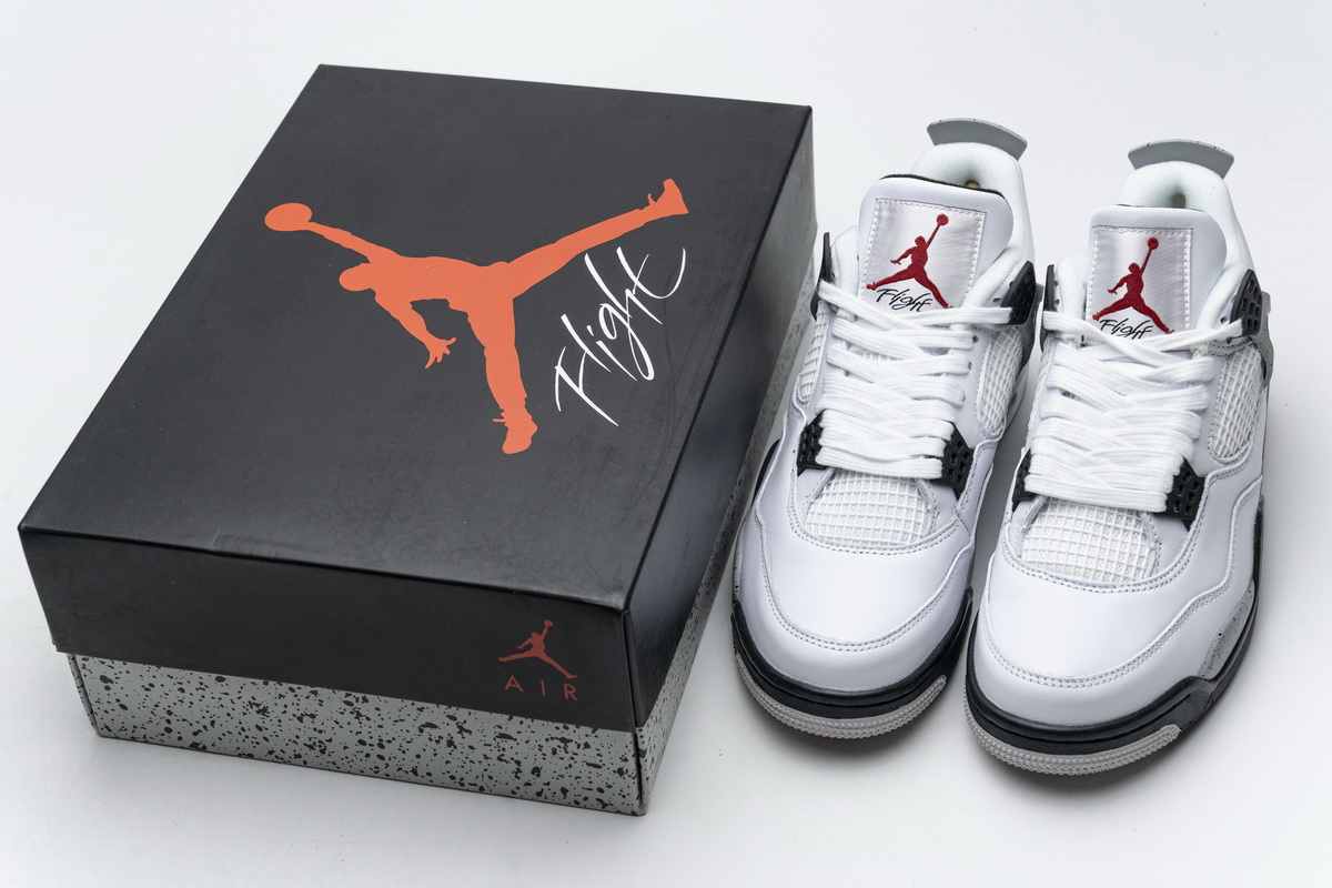 Get Air Jordan 4 Retro White Cement (2016) 840606-192 - Image 3