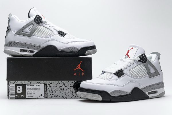 Get Air Jordan 4 Retro White Cement (2016) 840606-192 - Image 2