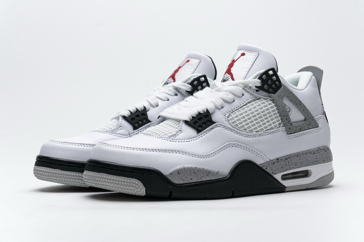 Get Air Jordan 4 Retro White Cement (2016) 840606-192 - Image 4